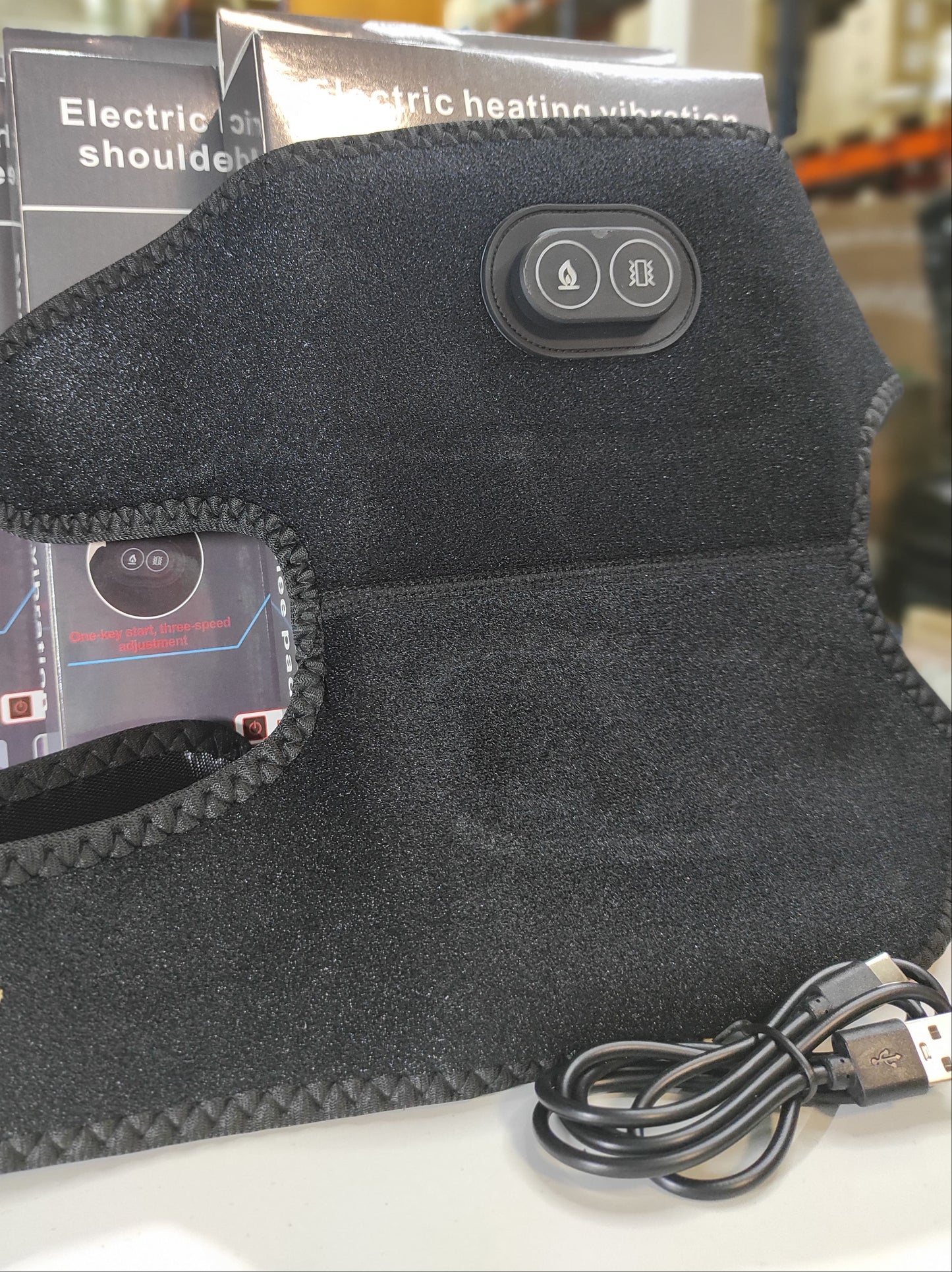 Masajeador de hombros ajustables con calefacción y vibración - additional image 15